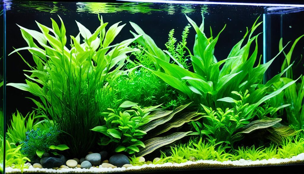 Aquarium cycling with plants