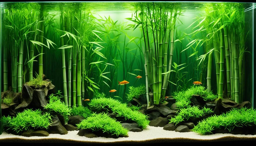 Bamboo Forest Aquarium Decoration