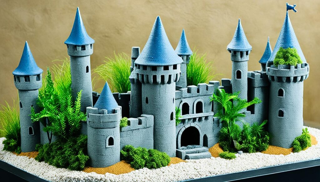 Cement Castle Decoration