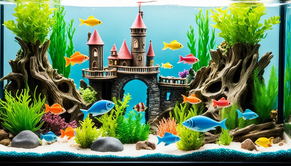 Creating a theme for DIY aquarium decorations