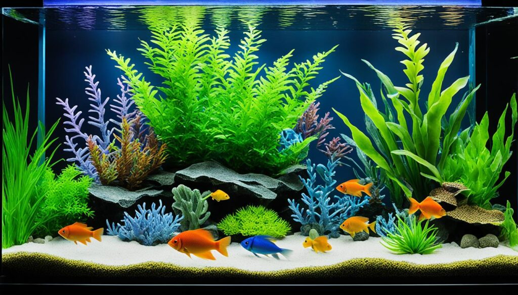 Creative Artistic Fish Tank Background