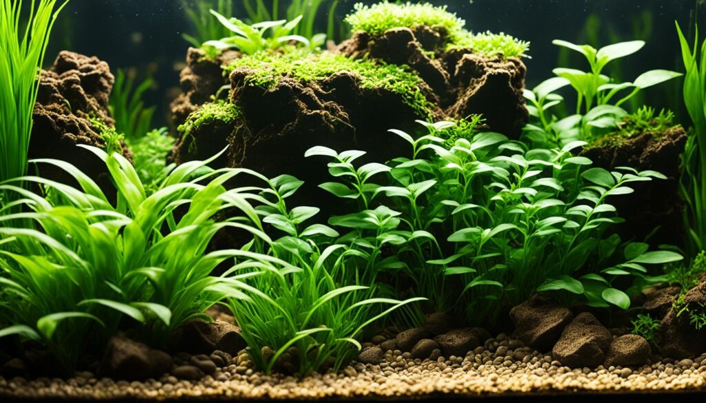 DIY aquarium substrate topsoil and clay mixture