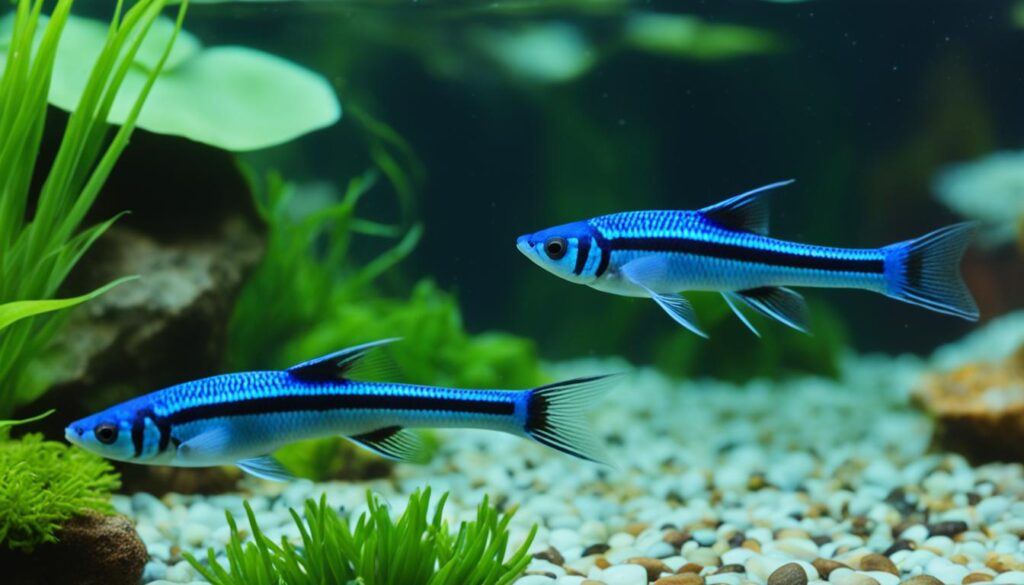 Endler's Livebearers blue variation