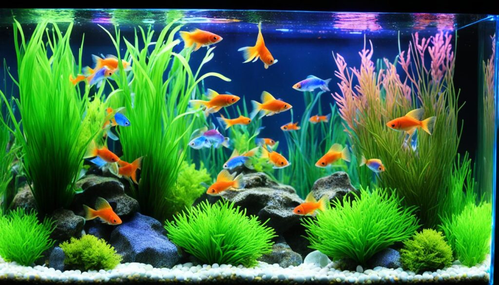 Guppy Grass as a substrate for fish breeding