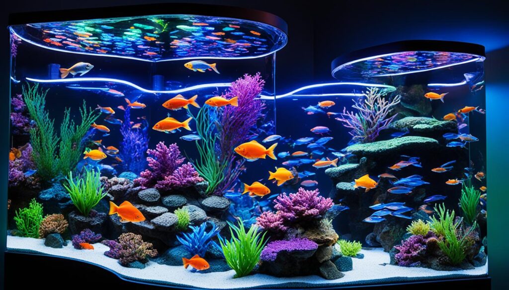 LED lighting for fish tank