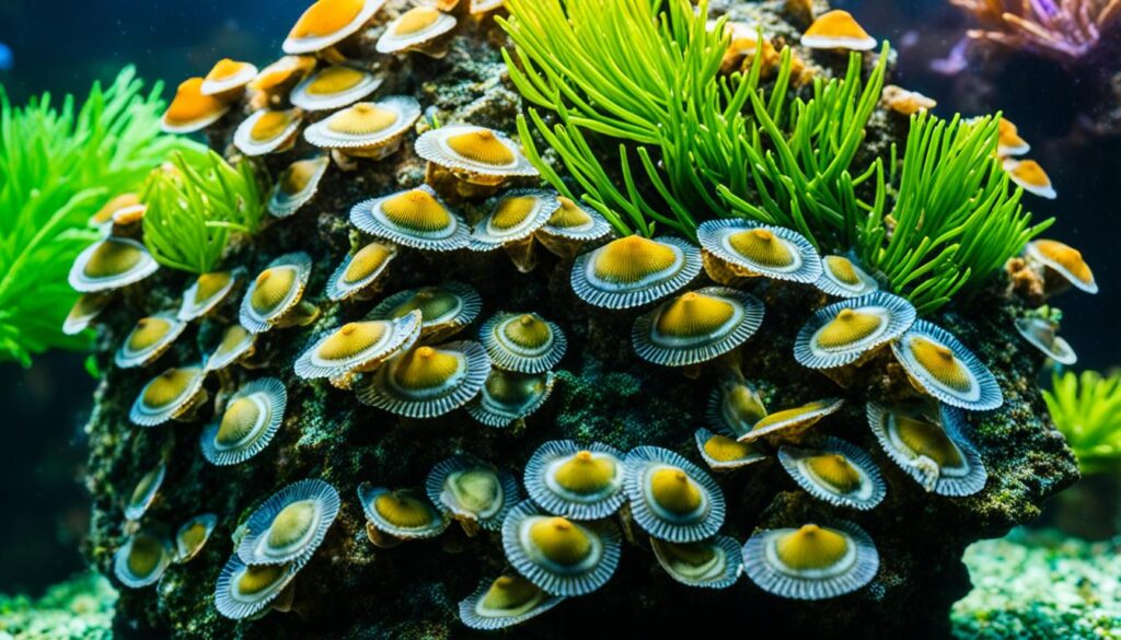 Limpets in an Aquarium