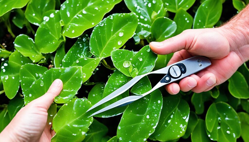 Rosette Plants Trimming Techniques