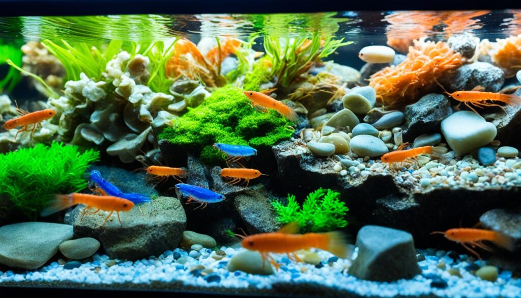 Substrates for Shrimp Tanks