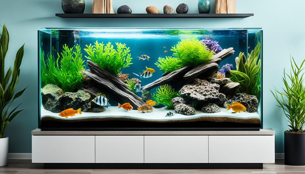 aesthetic benefits of DIY aquarium backgrounds