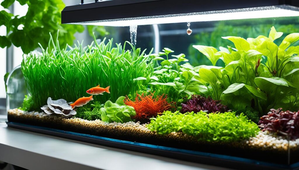 aquaponics system