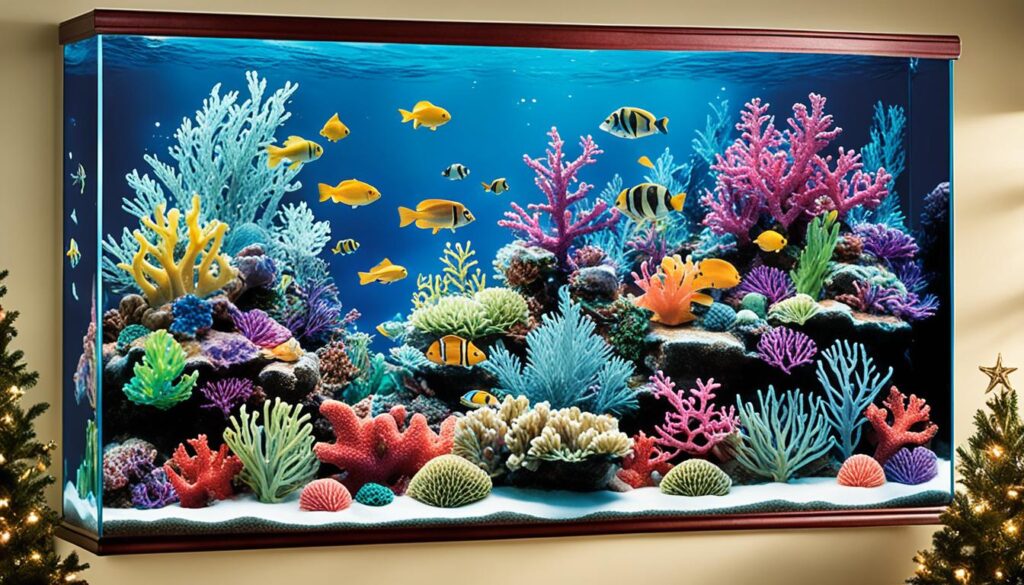 aquarium decorations for holidays