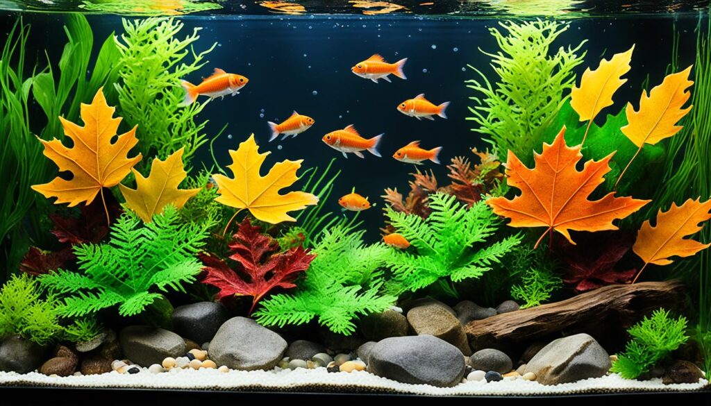 autumn aquarium maintenance