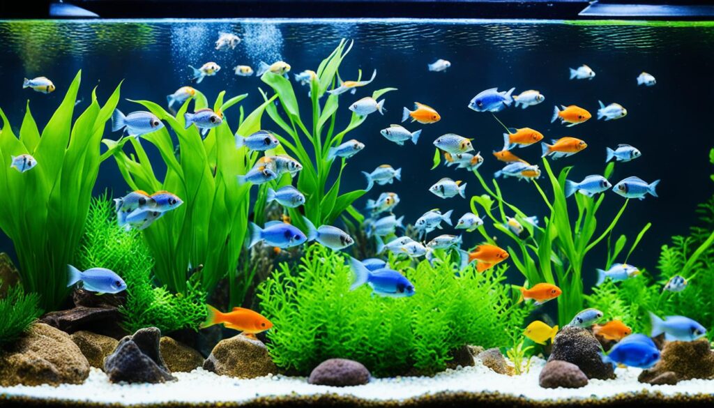 cycling an aquarium with fish