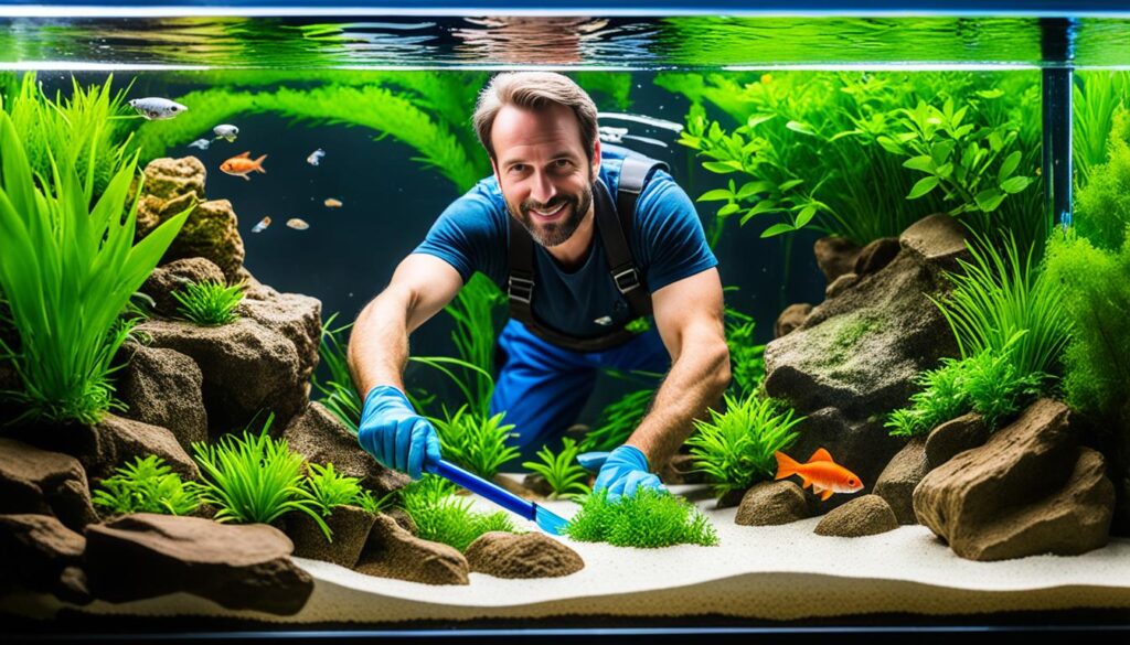 freshwater aquarium substrate DIY