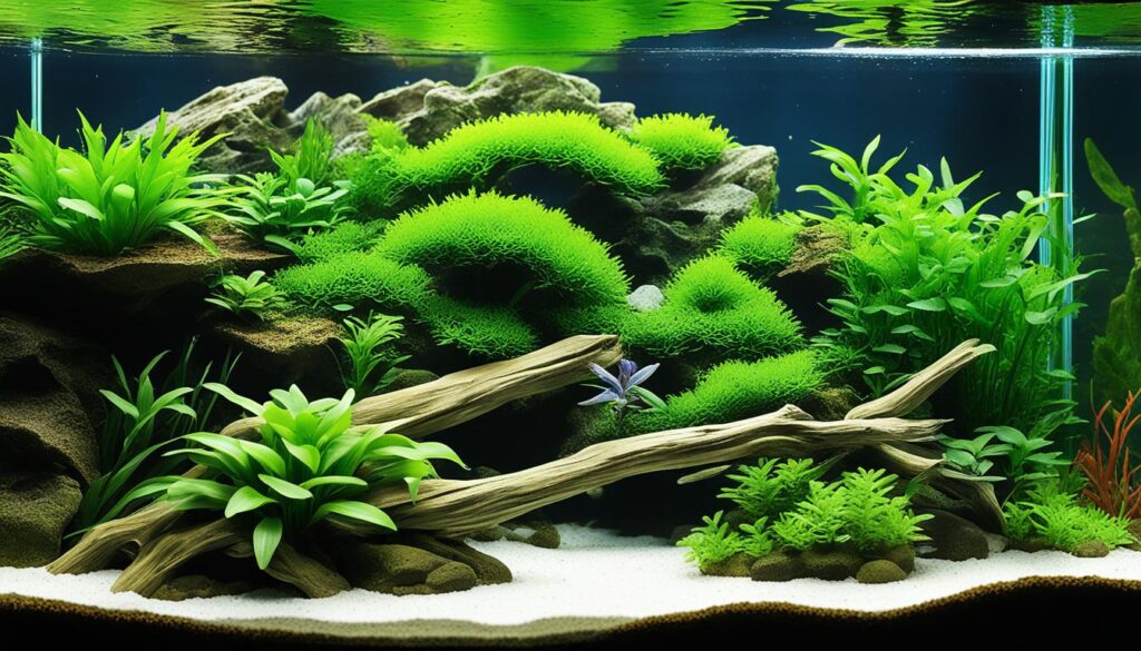 freshwater tank decor