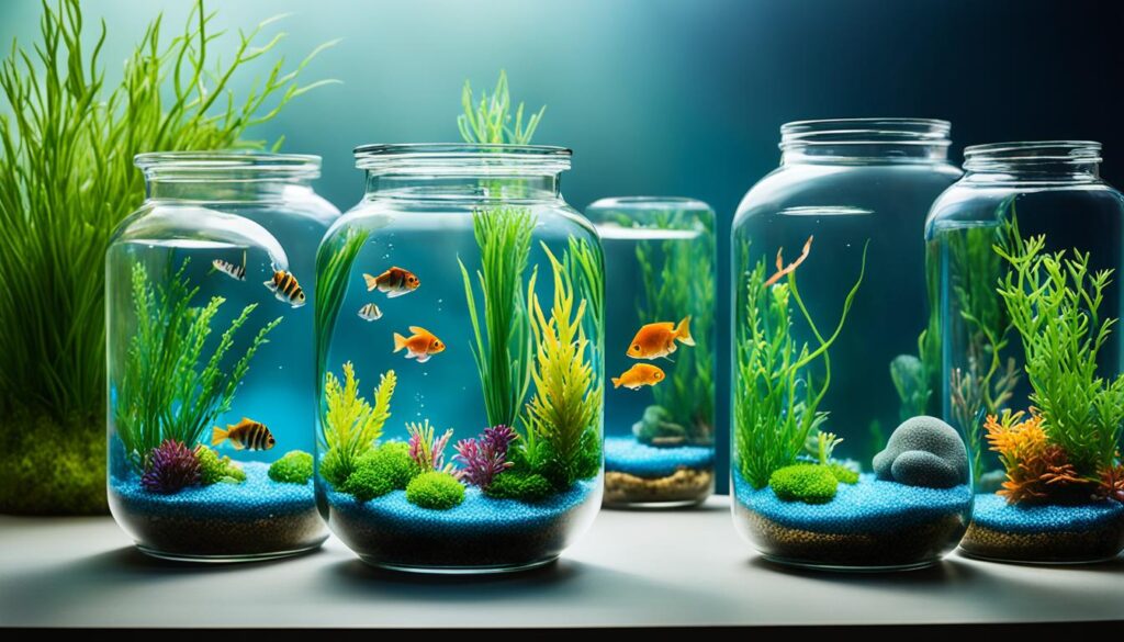 glass aquarium decorations