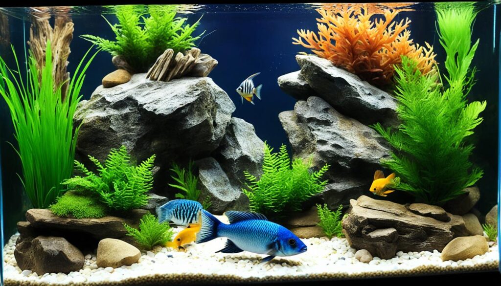 homemade decorations for cichlid aquarium