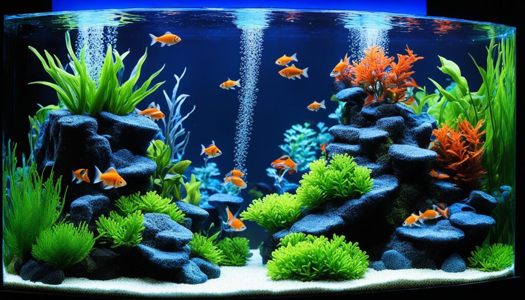 increase oxygen levels in fish tank