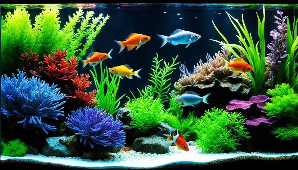 minimizing aggression in fish tanks