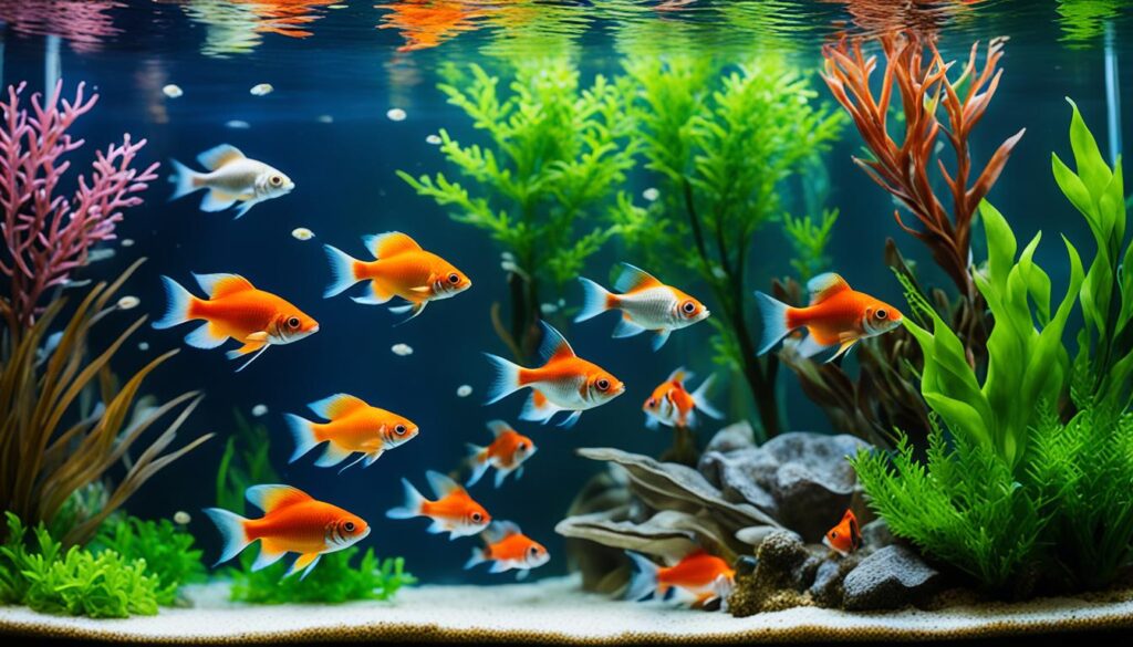 reduce aggression in aquarium fish