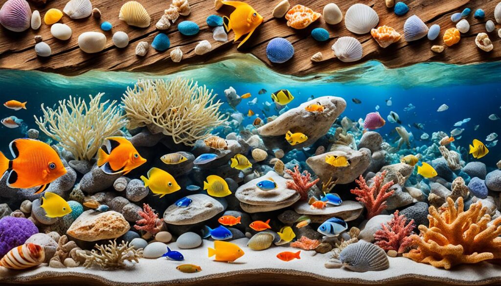 safe materials for aquarium decorations