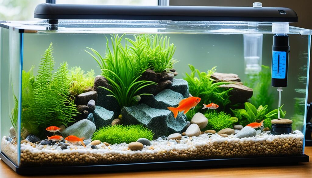 setting up tank for fishless cycling