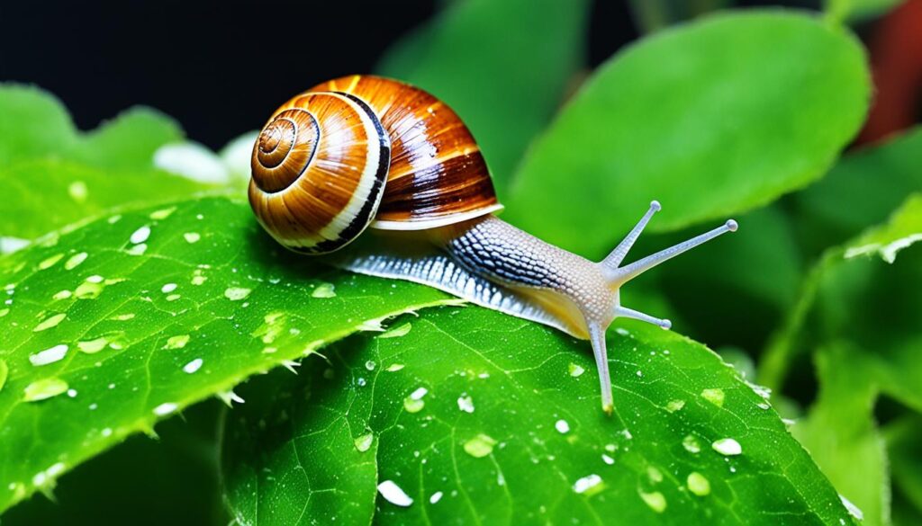 snails damaging aquarium plants