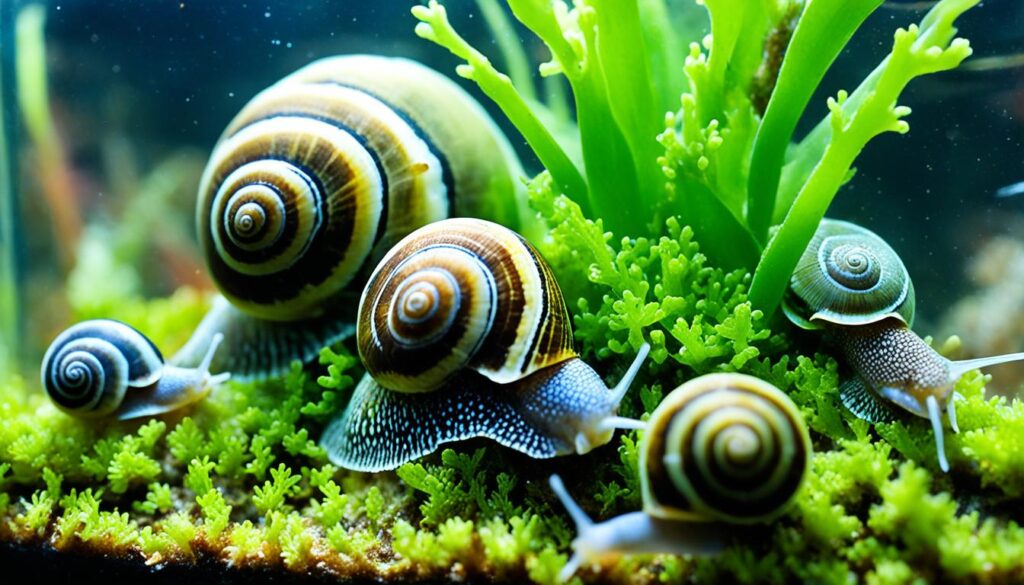 types of freshwater snails