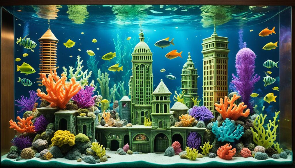 underwater cityscape