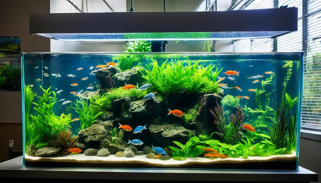 vertical fish tank setup tips